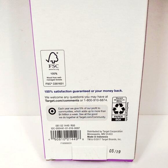 up & up Sharpened #2 Wood Pencils 40 Count Partial Box 28 Remaining - Picture 7 of 7